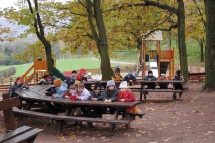 Der Picknickplatz des Kastanienhains