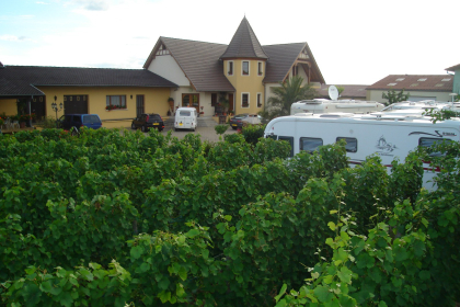 Aire de camping-cars, Pfaffenheim, Pays de Rouffach, Vignobles et Châteaux, Haut-Rhin, Alsace