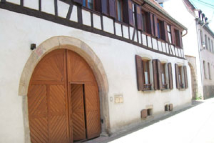 Façade du meublé le Petit bon 'Home' à Rosheim, Alsace